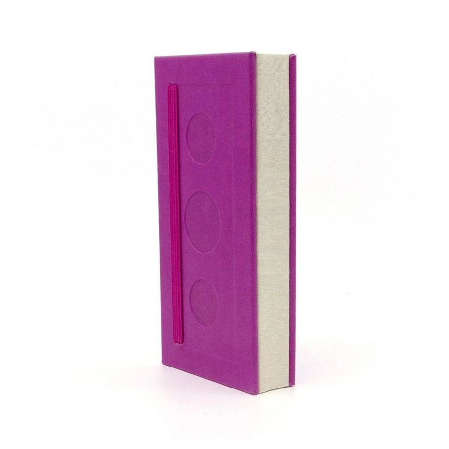 LEGO Locking Notebook with Gel Pen (Red/Violet)