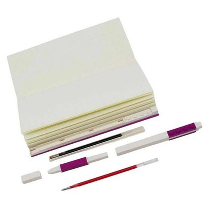 LEGO Locking Notebook with Gel Pen (Red/Violet)