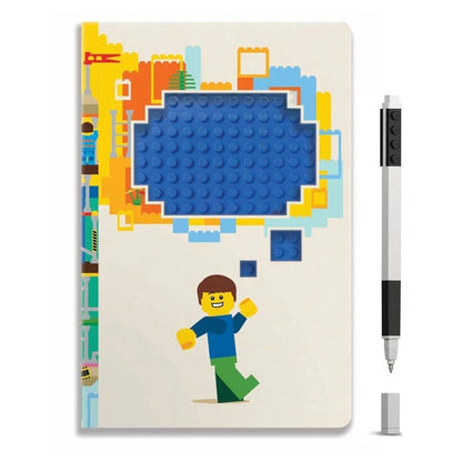 LEGO Reclaim & Recycle Thoughts Notebook with Gel Pen (192 Pages, Hardcover)
