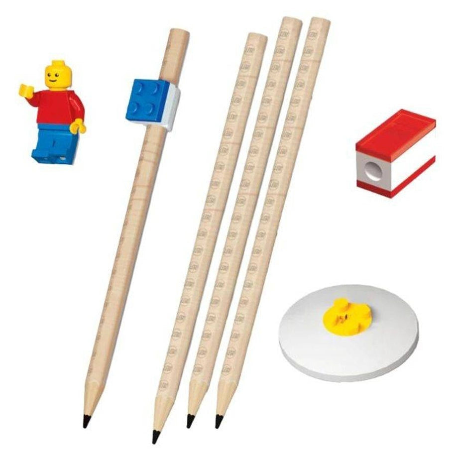 LEGO Pencil Set with Minifigure