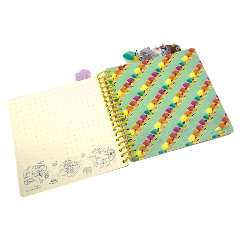 LEGO ICON Animals Tab Spiral Notebook (192 Pages, Hardcover)