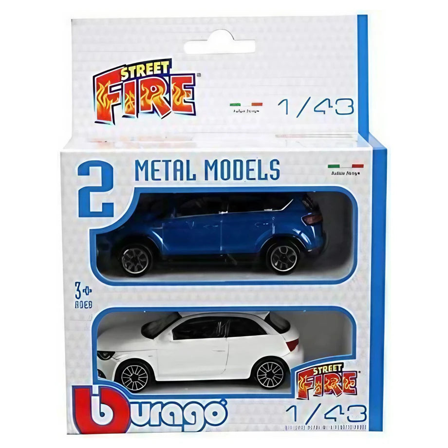 Bburago Street Fire Die-Cast Metal Car 1:43 (Assorted)