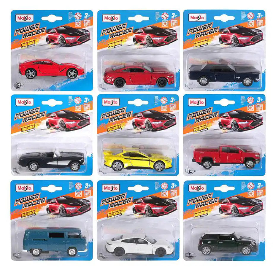Maisto Fresh Metal Power Racer Die-cast Car (1:33, Assorted)