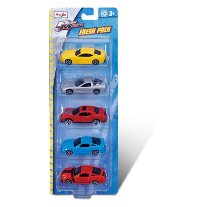 Maisto Fresh Metal Fresh Five Die-cast Vehicles 5-Pack (Styles May Vary)