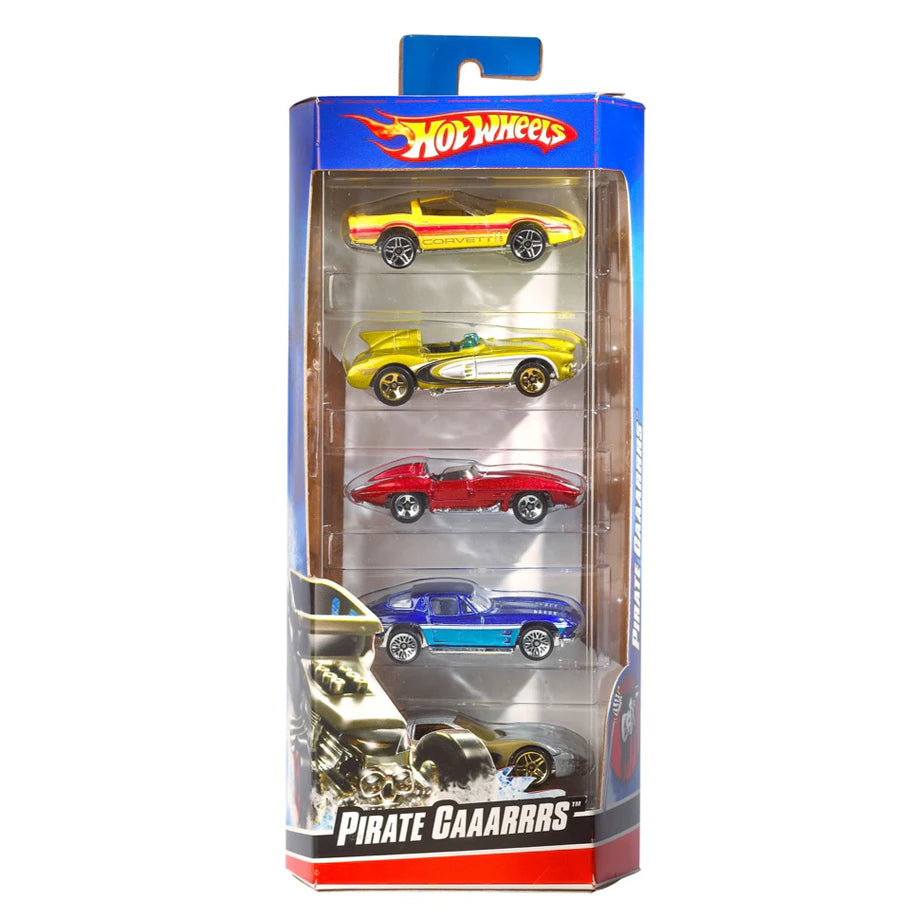 Hot Wheels Gift Pack Vehicle Set (Pack of 5, Styles May Vary)