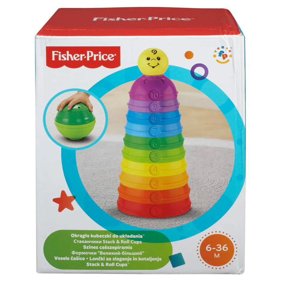 Fisher-Price Brilliant Basics Stack & Roll Cups