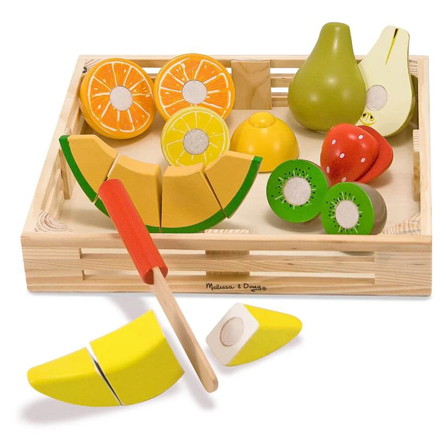 Melissa & Doug Cutting Fruit Crate Playset