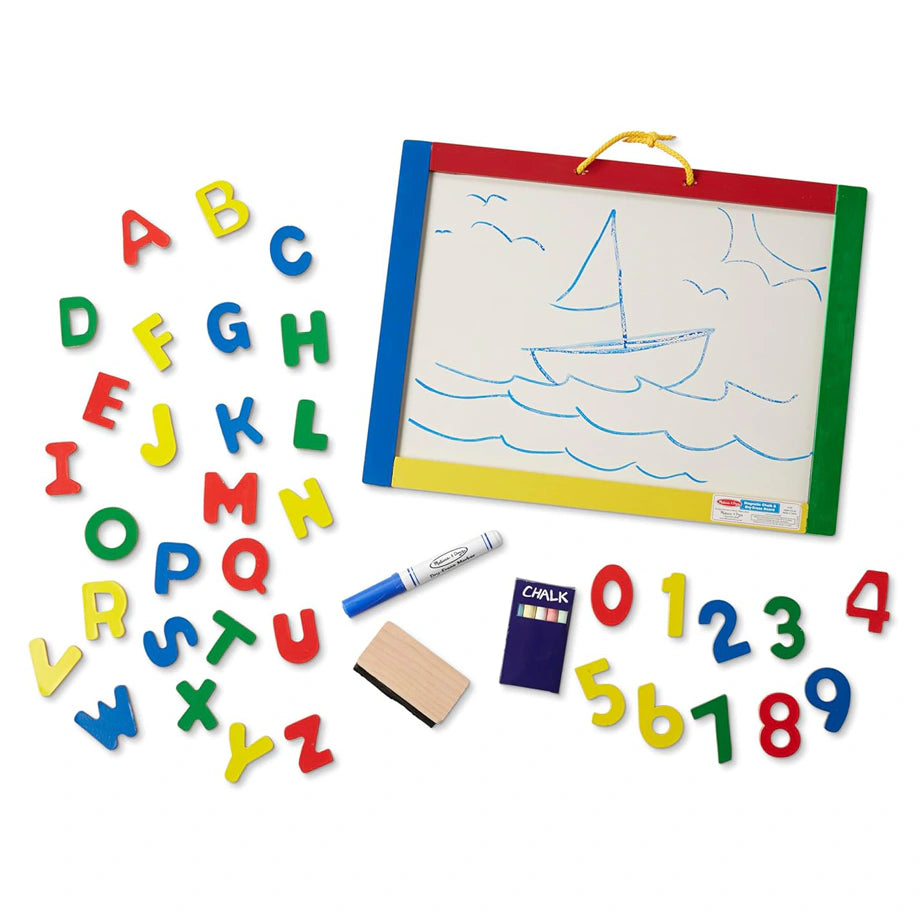 Melissa & Doug Magnetic Chalk/Dry Erase Board