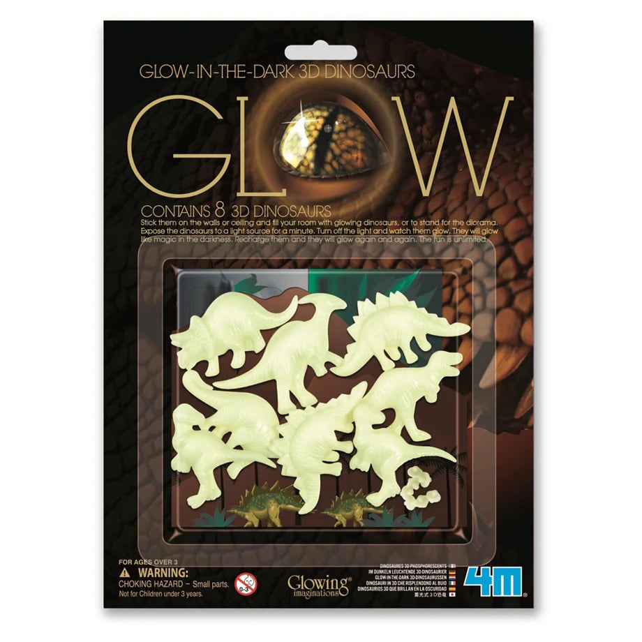 4M Glow 3D Dinosaur Set