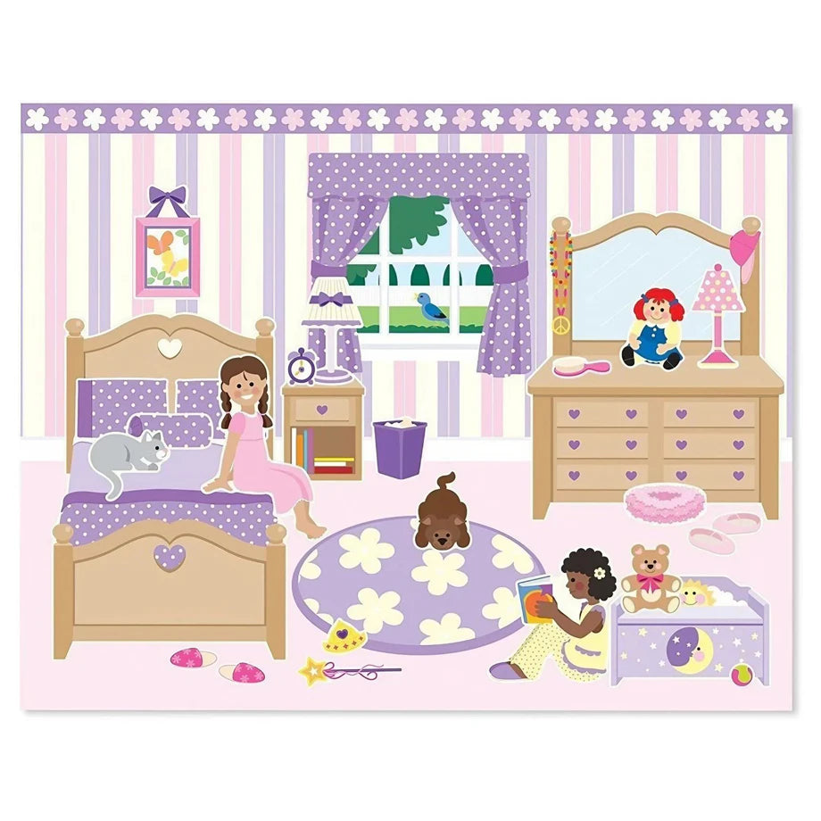 Melissa & Doug Play House Reusable Sticker Pad (175 Stickers)