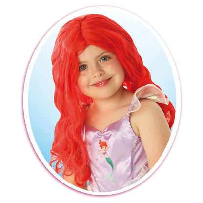 Disney Princess Ariel Wig for Girls Free Size (Red)