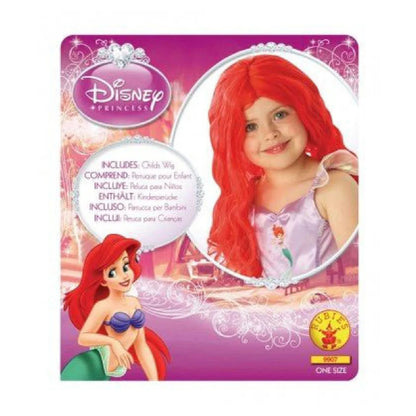 Disney Princess Ariel Wig for Girls Free Size (Red)