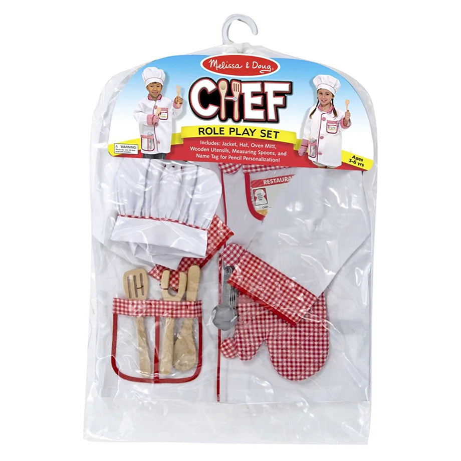 Melissa & Doug Chef Role Play Costume Set