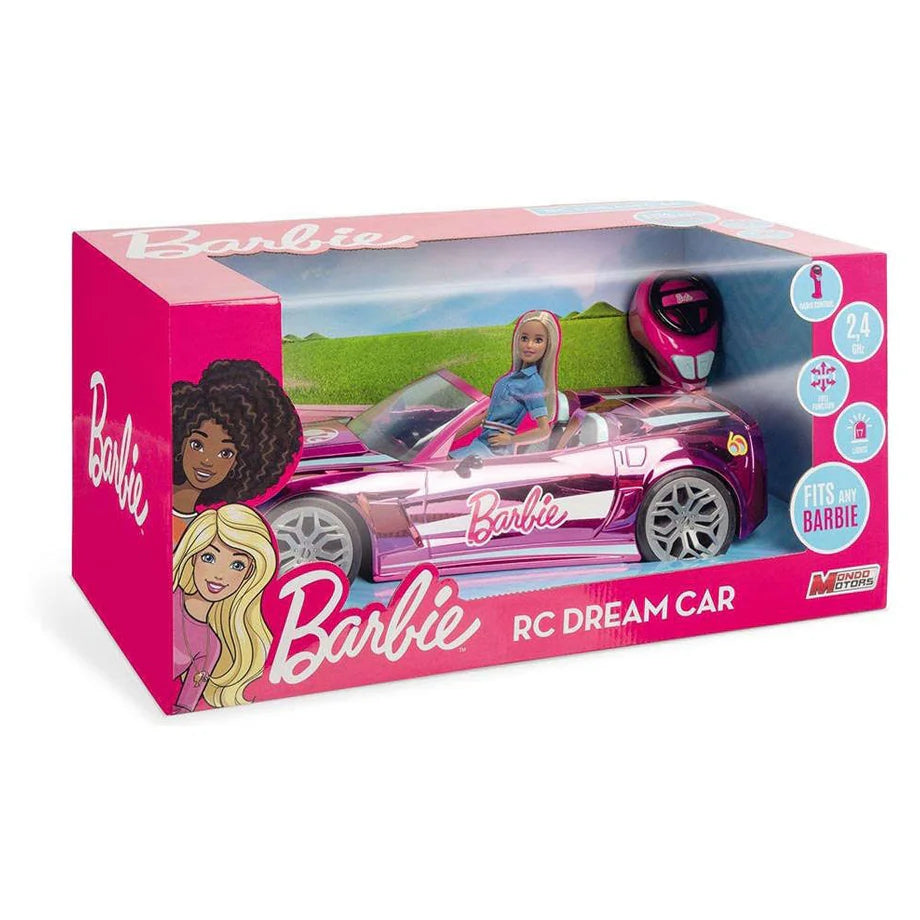 Barbie Chrome Plated Dream RC Car (2.4 GHz, Pink)