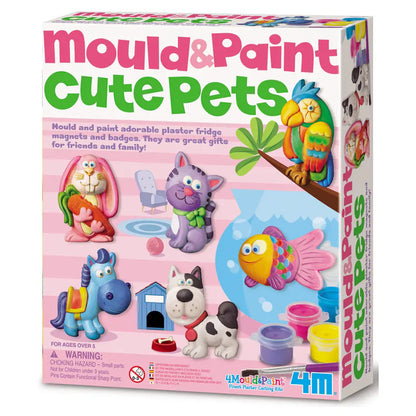 4M Mould & Paint Cute Pets Craft Kit