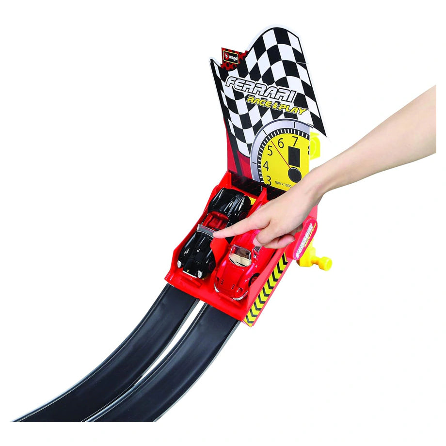 Bburago Multi-Color Ferrari Dual Loop Playset