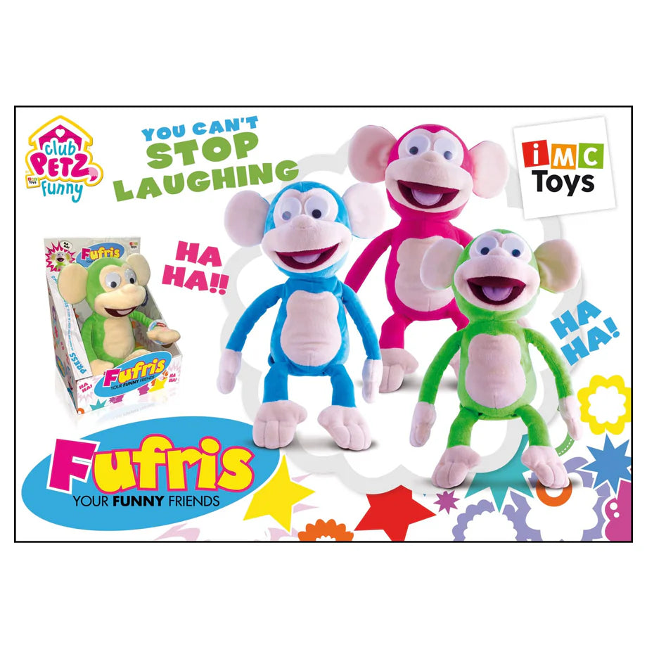 Fufris Your Funny Friend Monkey (Colors May Vary)