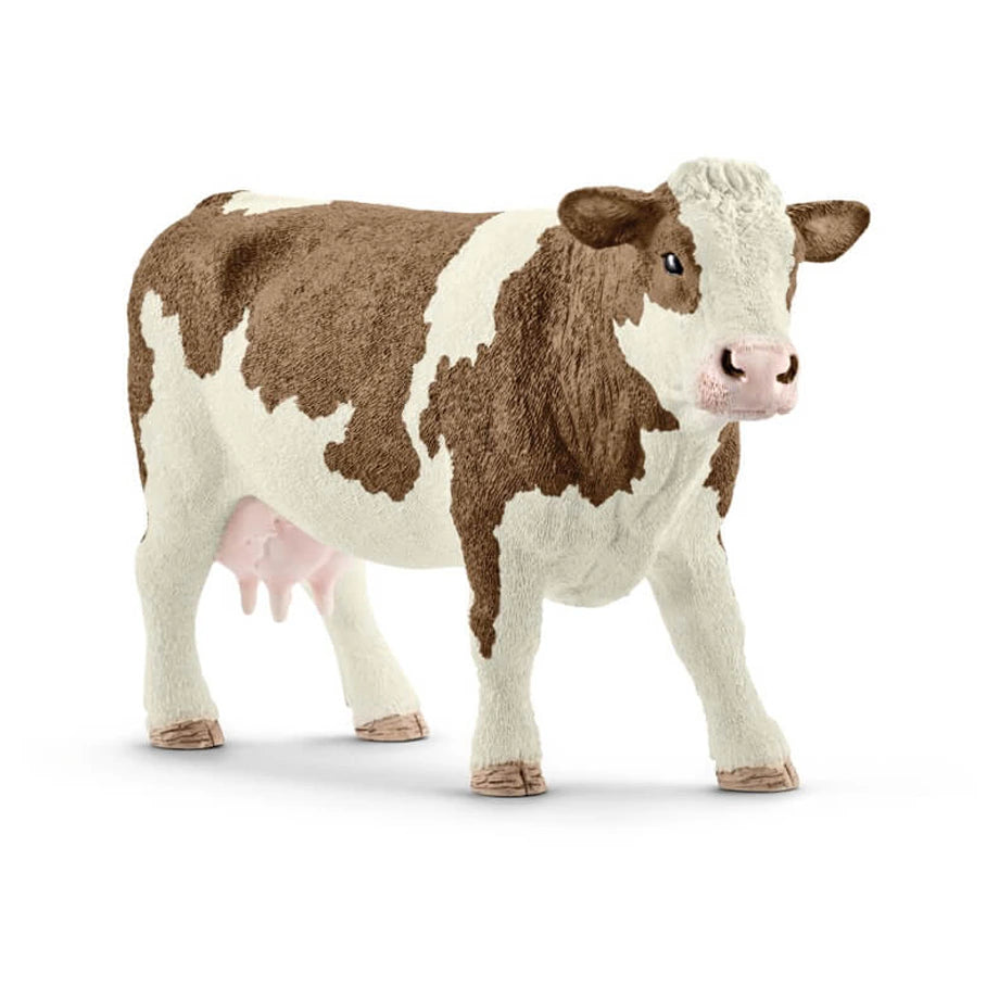 Schleich Farm World Simmental Cow Figure