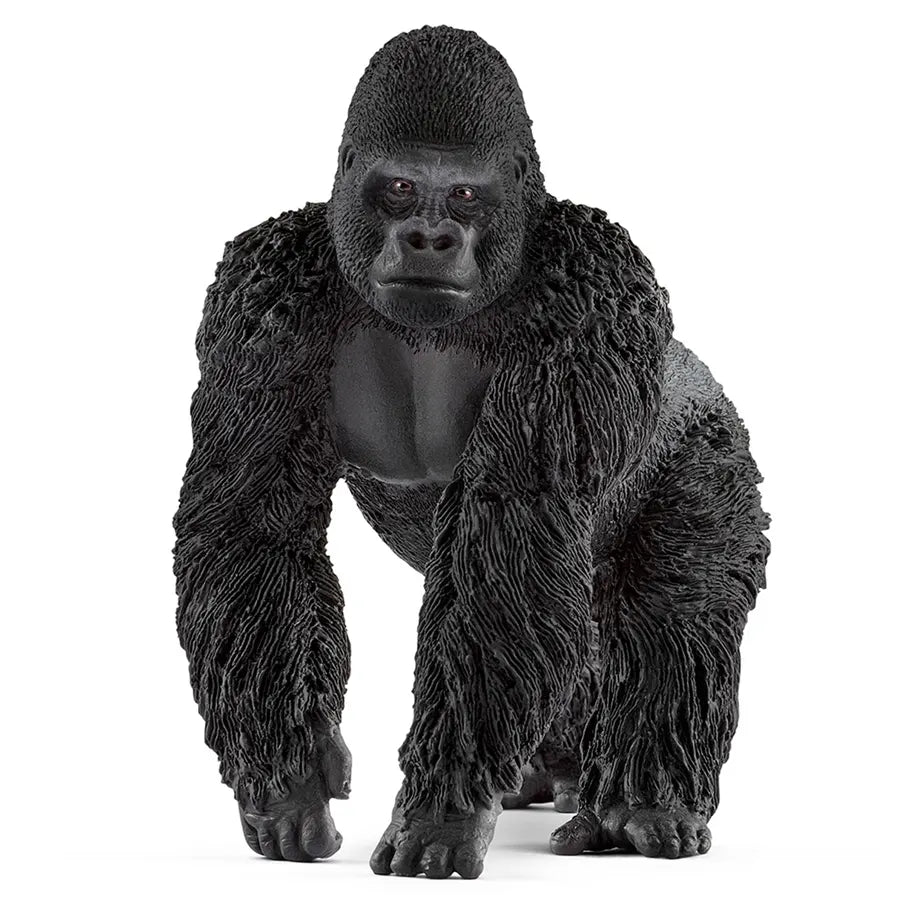 Schleich Wild Life Male Gorilla Figure (Black)