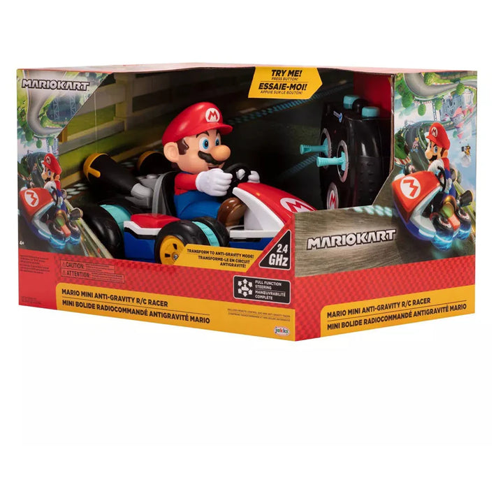 Nintendo Mario Kart Mario Mini Anti-Gravity Remote Control Racer Car