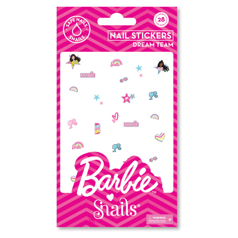 Barbie Snails Dream Team Nail Sticker (28 Pieces)