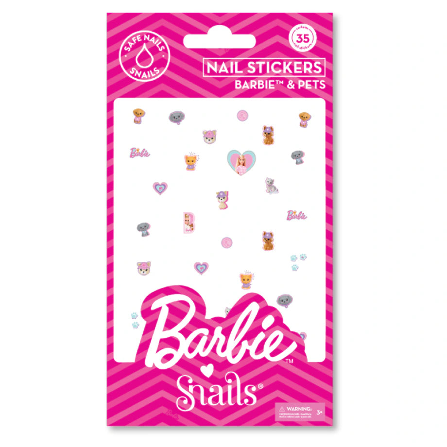 Barbie Snails & Pets Nail Sticker (35 Pieces)