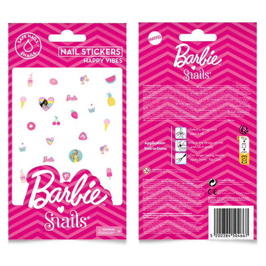 Barbie Snails Happy Vibes Nail Sticker (33 Pieces)