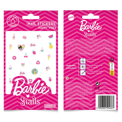 Barbie Snails Happy Vibes Nail Sticker (33 Pieces)