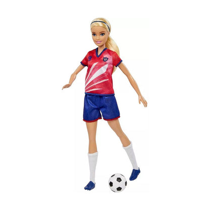 Barbie Soccer Blonde Doll in 9 Jersey (29 cm)