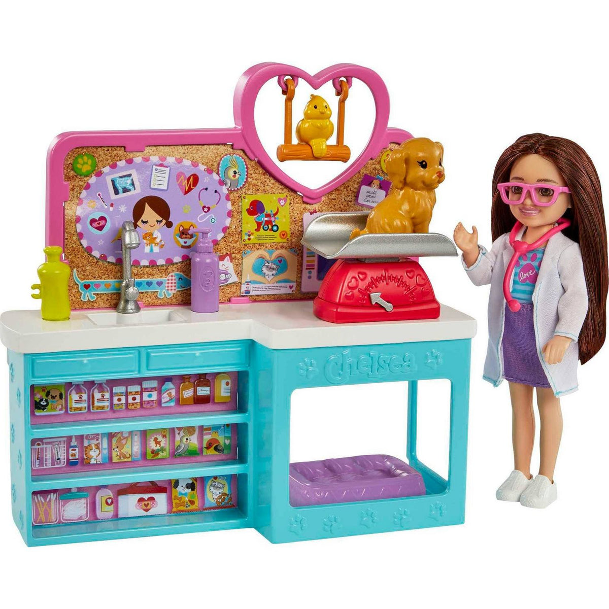 Barbie Chelsea Can Be Pet Vet Doll Playset (14 x 5.65 x 16.3 cm)