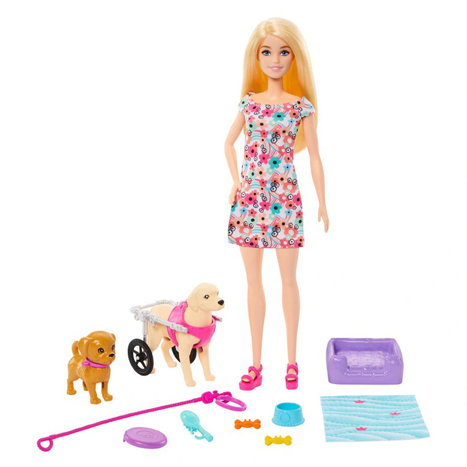 Barbie Doll with Pets & Accessories