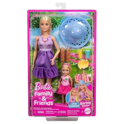Barbie Malibu & Chelsea Club Family & Friends Sister Picnic Playset