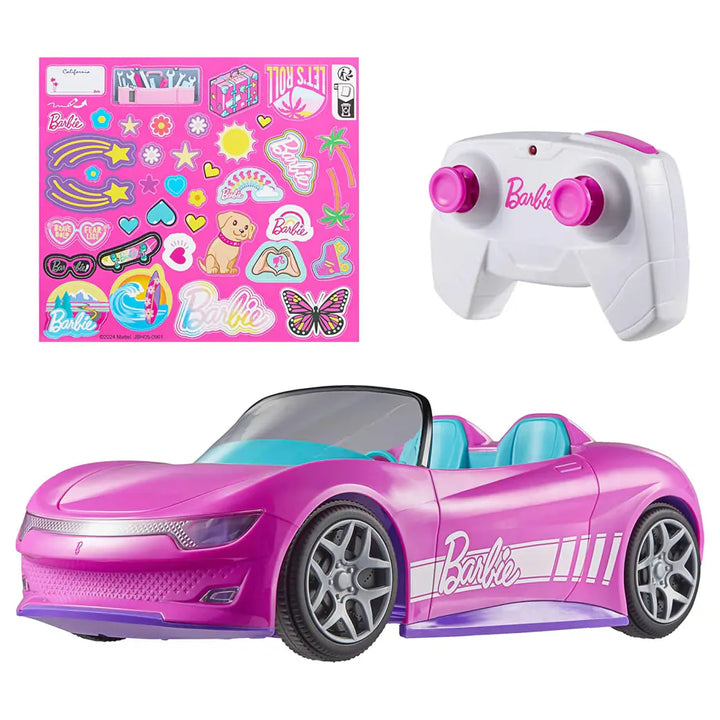 Barbie x Hot Wheels Barbie Convertible RC Car (Pink)