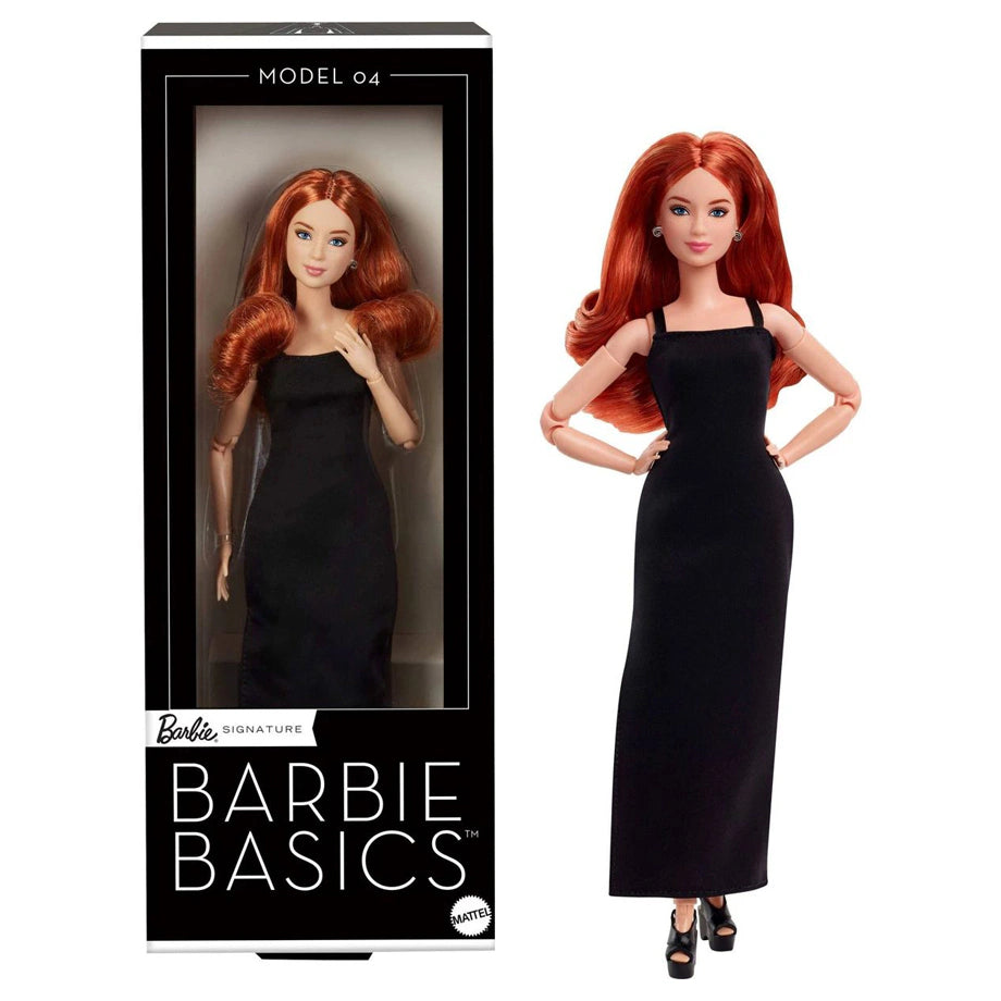 Barbie Signature Barbie Basics Red Hair Petite Model Fashion Doll (29 cm)