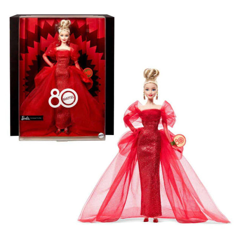 Barbie Signature Barbie Mattel 80th Anniversary Blonde Doll