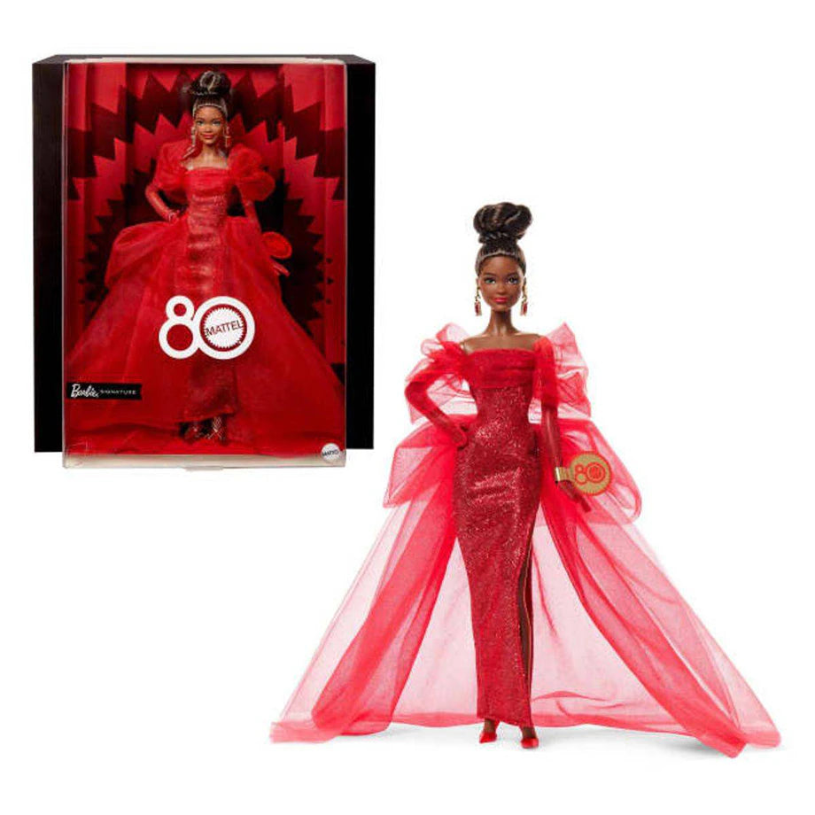 Barbie Signature Mattel 80th Anniversary Brunette Doll