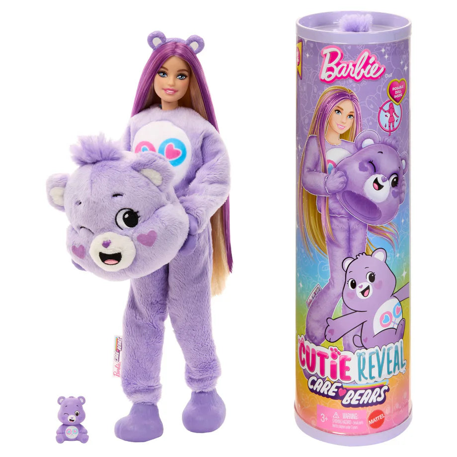 Barbie Care Bears Series Cutie Reveal Doll - Share Bear (30.3 cm)