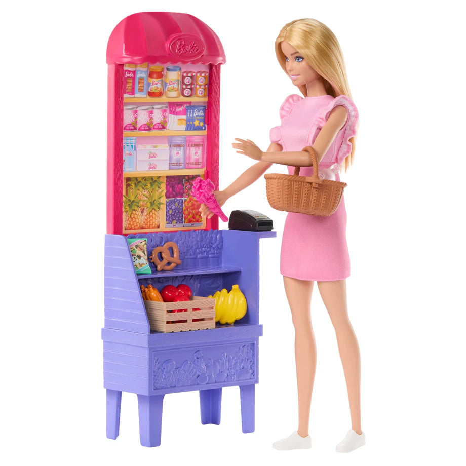 Barbie Malibu Barbie and Teresa Recipe for Friendship -Malibu at the Market Doll Playset