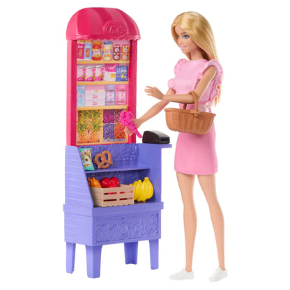Barbie Malibu Barbie and Teresa Recipe for Friendship -Malibu at the Market Doll Playset