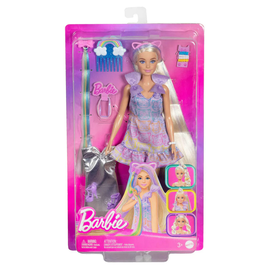 Barbie Fun & Fancy Hair Collection Fashion Doll - Blonde (30 cm)