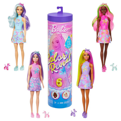 Barbie Color Reveal Balloon Animal Series Doll Playset (Assorted)
