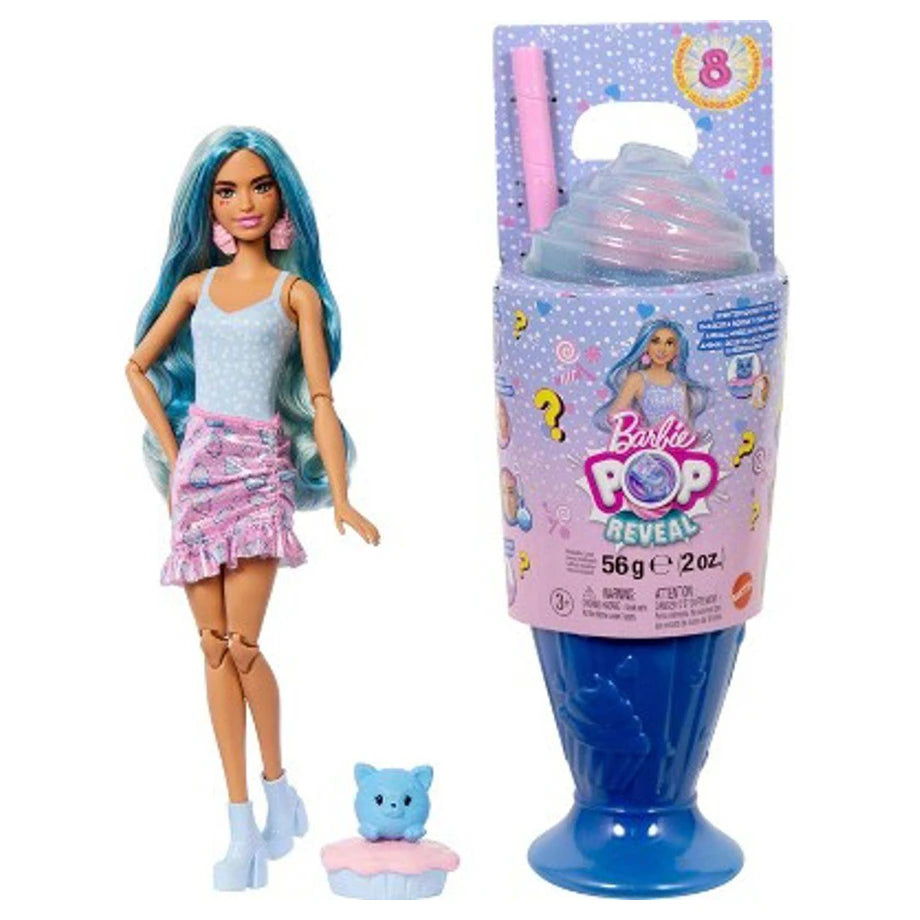 Barbie Pop Reveal Sweet Treats Series Cool Cupcake Fashion Doll Set (Assorted)