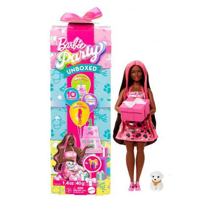 Barbie Party Unboxed Reveal Glam Doll Playset (Assorted)