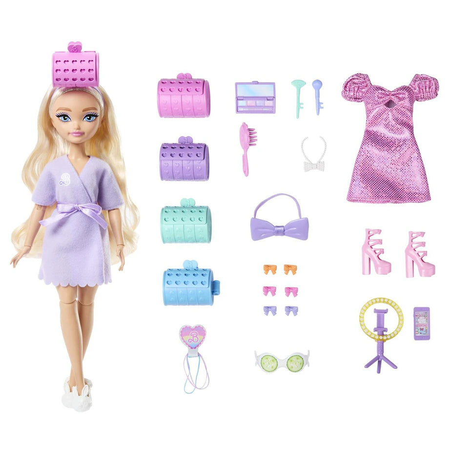 Barbie Dream Besties Get Ready With Barbie Malibu Fashion Doll Playset