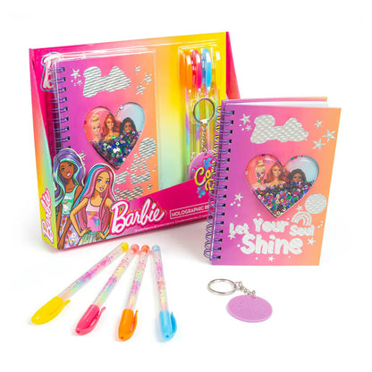 Mattel Barbie Shaker Diary Stationery Kit
