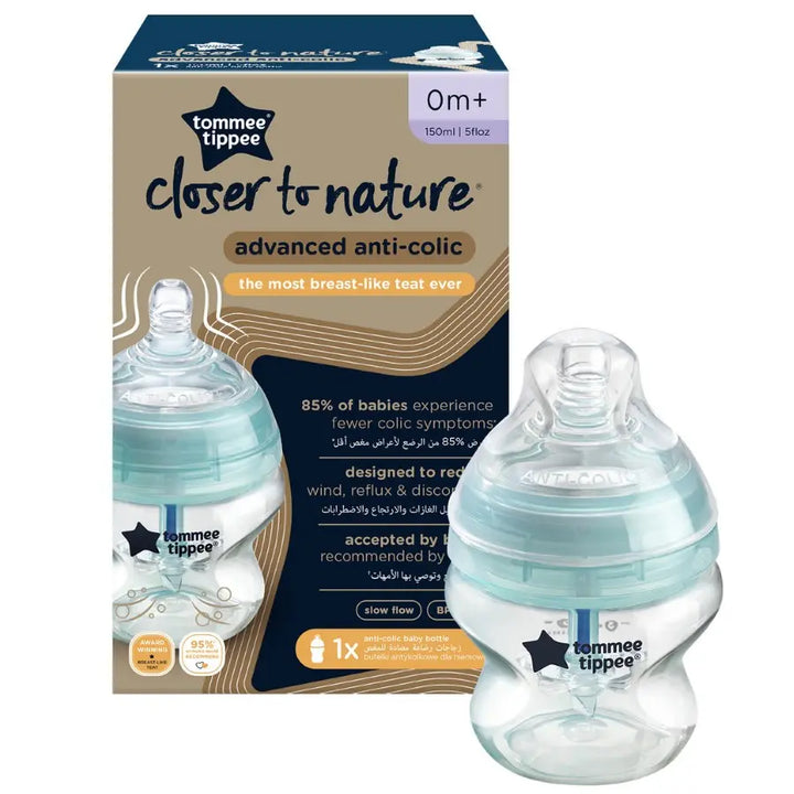 Tommee Tippee Advanced Anti-Colic Feeding Bottle,150ml