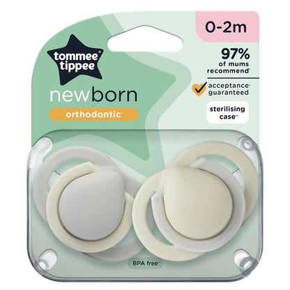 Tommee Tippee Newborn Soother 0–2 Months (2 Pack)