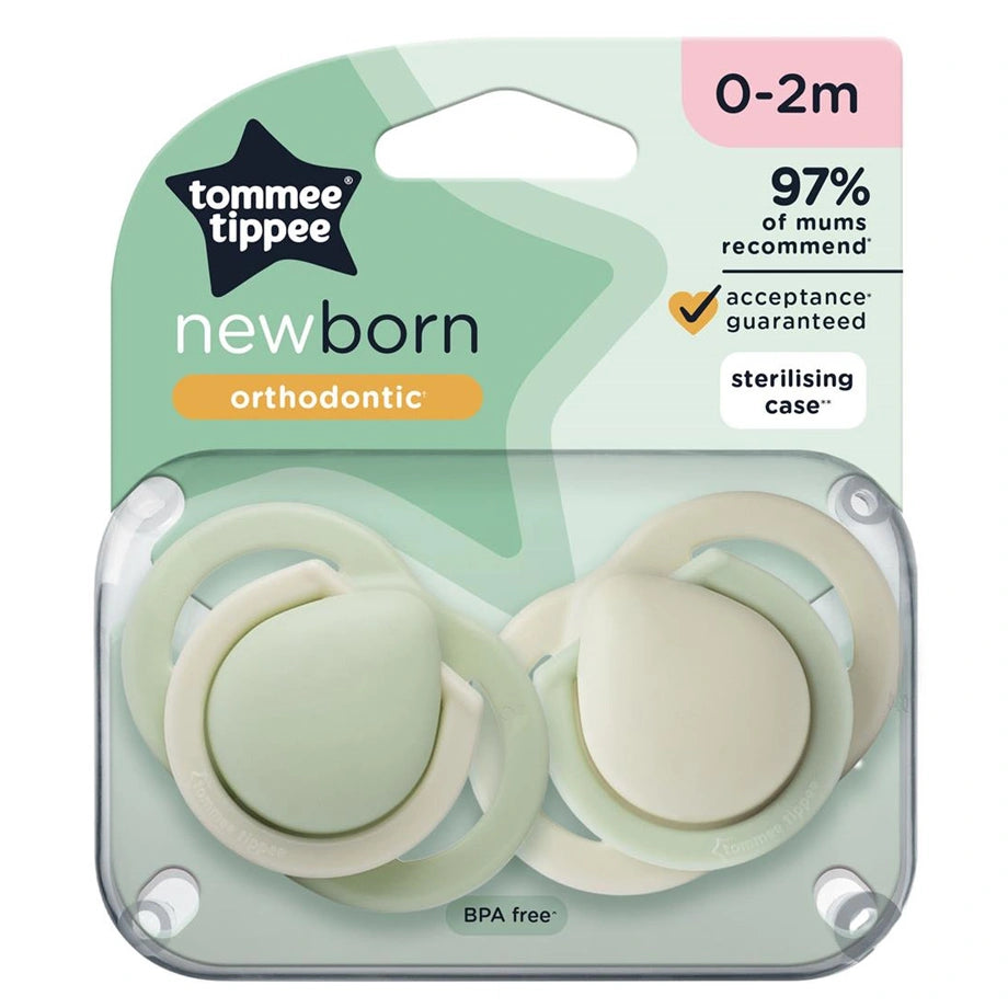 Tommee Tippee Newborn Soother 0–2 Months (2 Pack)