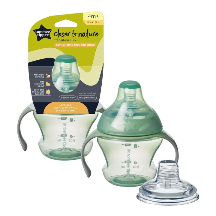 Tommee Tippee Closer to Nature Bottle to Cup Transition