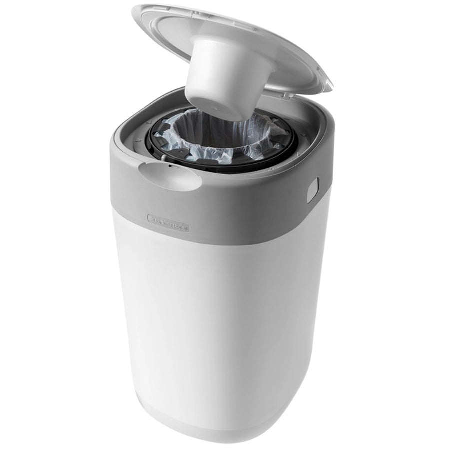 Tommee Tippee Twist and Click Advanced Nappy Disposal Sangenic + 6pcs Refill (White)